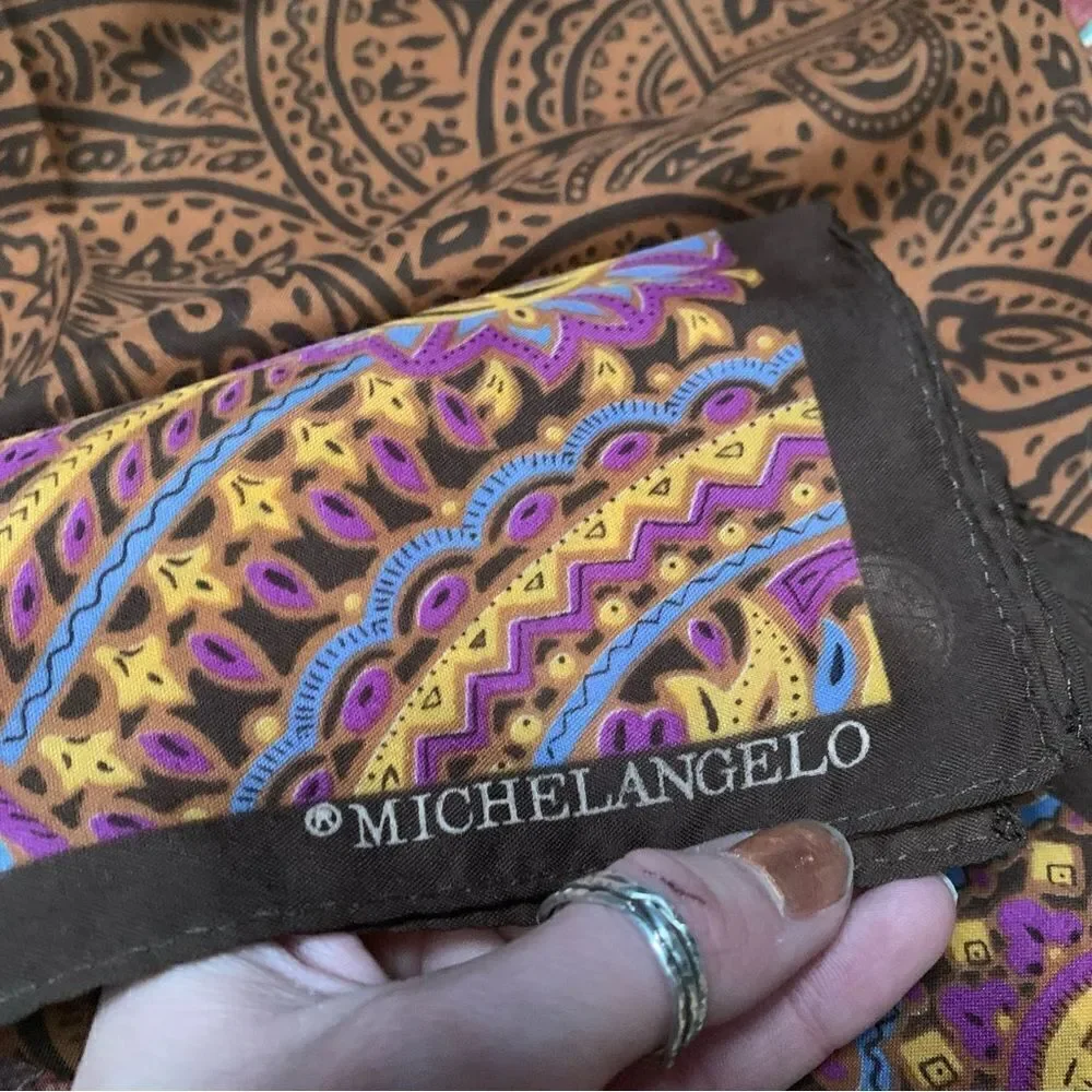 New Michelangelo Printed Scarf